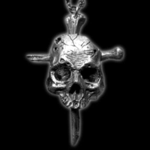 Skull and Cross Necklace