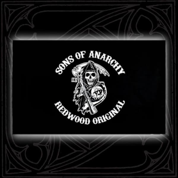 Sons of Anarchy Skull Flag - CrewSkull®