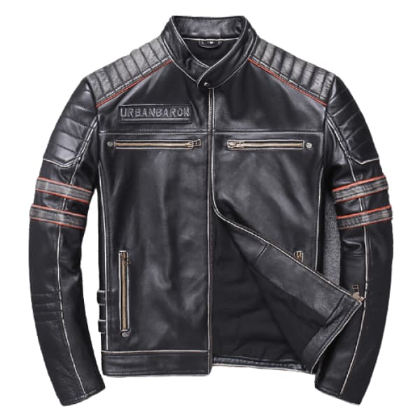 American Custom (Skull Leather Jacket) - CrewSkull®