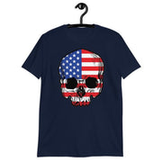 American Flag Skull T Shirt