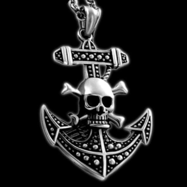 Anchor Skull Necklace Sailor