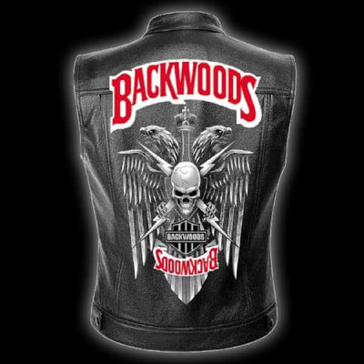 Backwoods (Sleeveless Skull Leather Jacket)