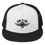 Biker Skull Trucker Hat