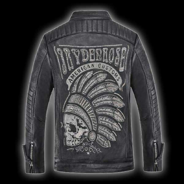 Biker Spirit (Indian Skull Leather Jacket)