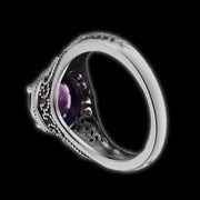 Black and Purple Ring