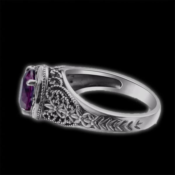 Black and Purple Ring
