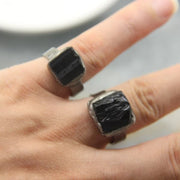 Black Quartz Ring
