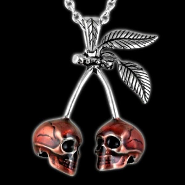 Cherry Skull Necklace CrewSkull®