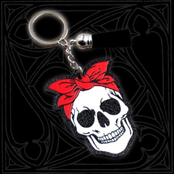 Cute Skull Keychain