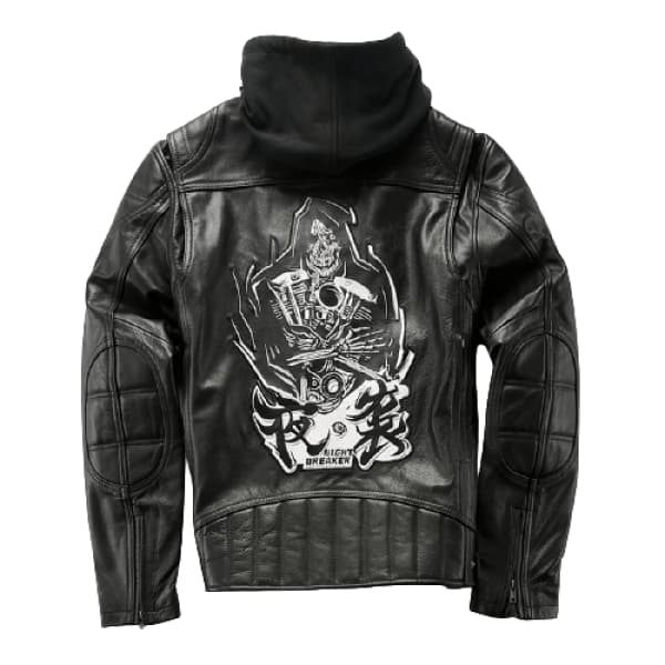 Ghost Rider (Skull Leather Jacket) - CrewSkull®