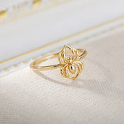 Gold Spider Ring