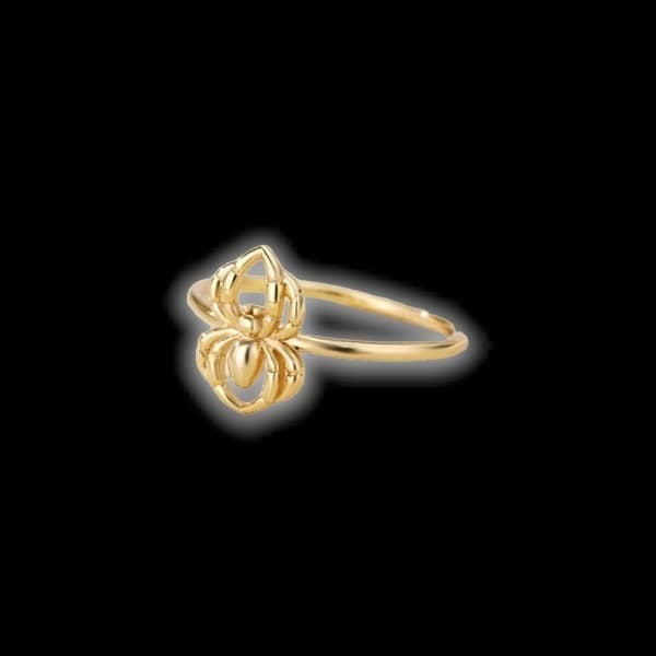 Gold Spider Ring