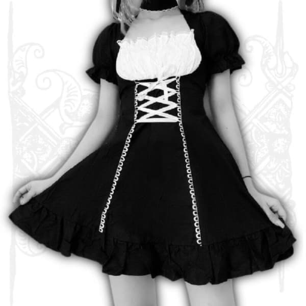 Gothic Maid Dress - CrewSkull Gothic Maid Dress - CrewSkull