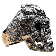 Gothic Silver Skull Ring