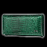 Green Crocodile Wallet
