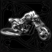 Harley Davidson Skull Keychain