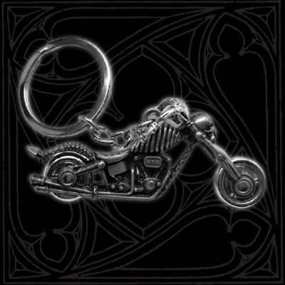 Harley Davidson Skull Keychain