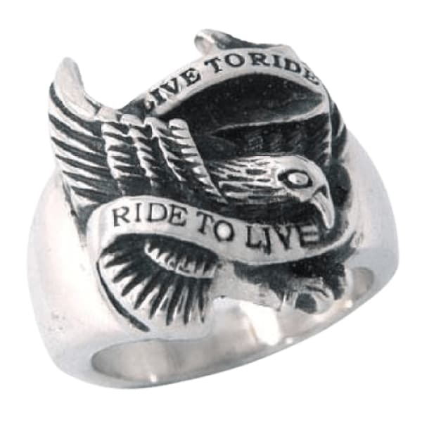 Live to Ride Biker Ring