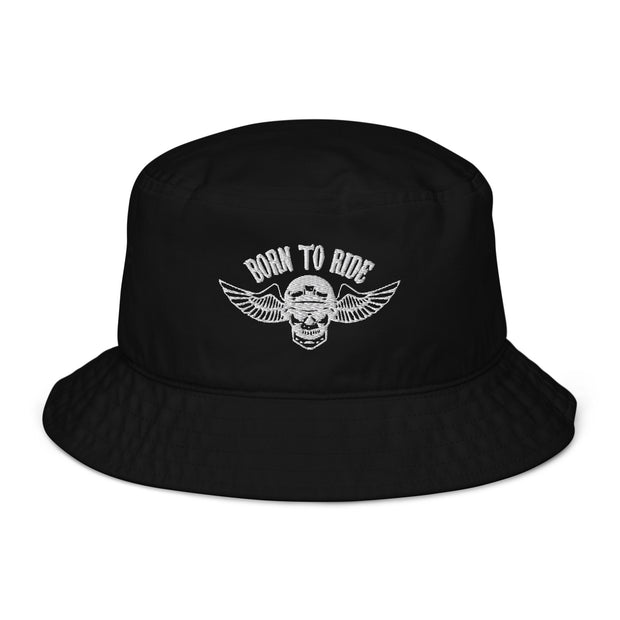 Born to Ride Black Bucket hat