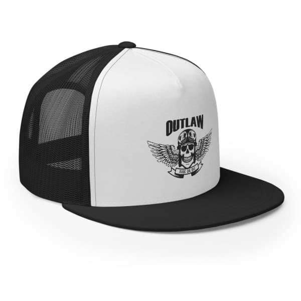 Outlaw Skull Trucker Cap