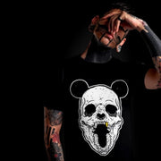 Panda Skull T Shirt
