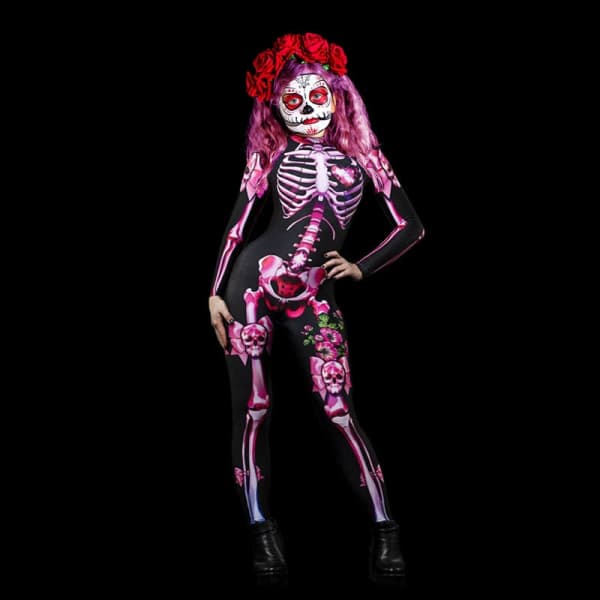 Pink Skeleton Costume