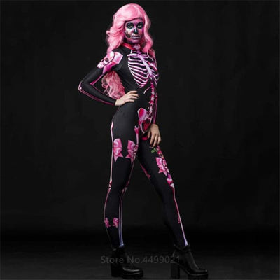 Pink Skeleton Costume