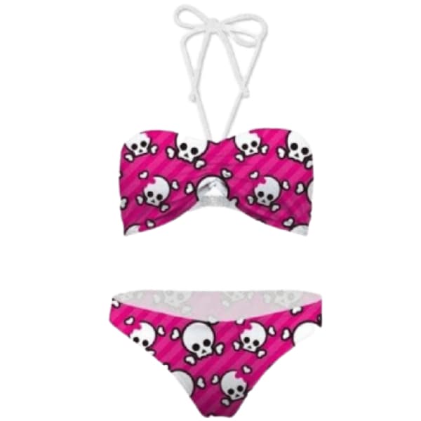 Pink Skull Bikini