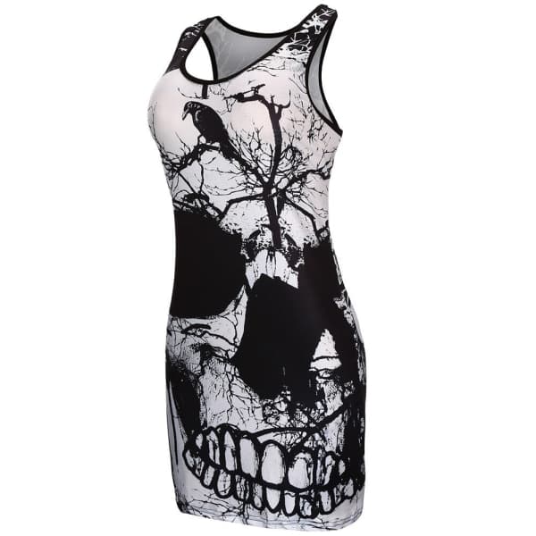 Printed Skull Dress