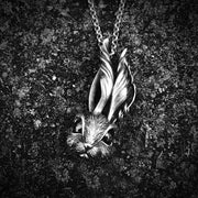 Rabbit Necklace Rubis Red Eyes