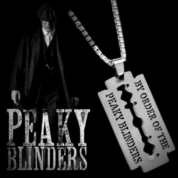Razor Blade Necklace Peaky Blinders