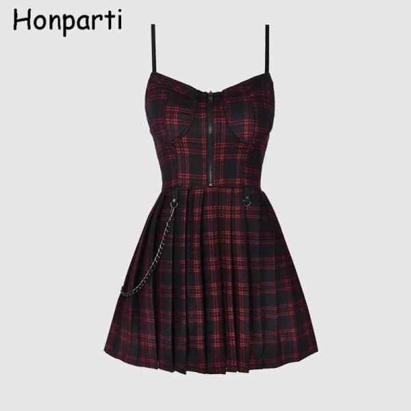 Red Gothic Dress CrewSkull Red Gothic Dress CrewSkull