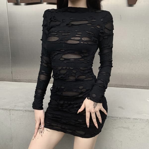 short gothic dresses Short Black Gothic Dress