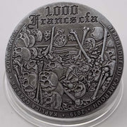 Silver Skull Coin