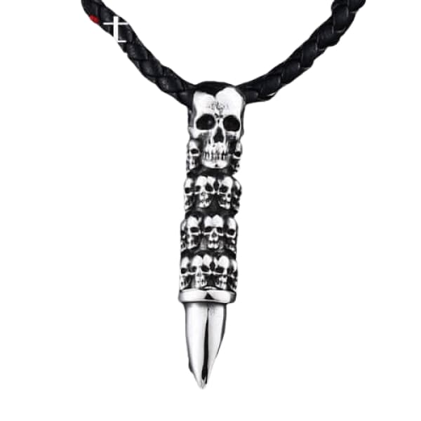 Skull Bullet Necklace