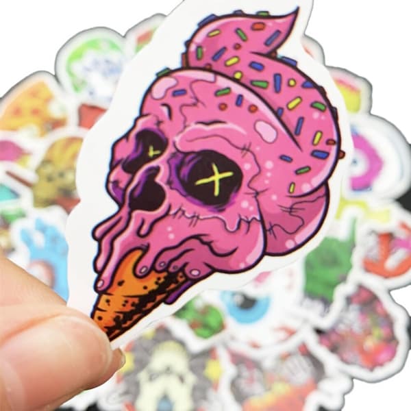 Skull Zombie Stickers