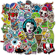 Skull Zombie Stickers