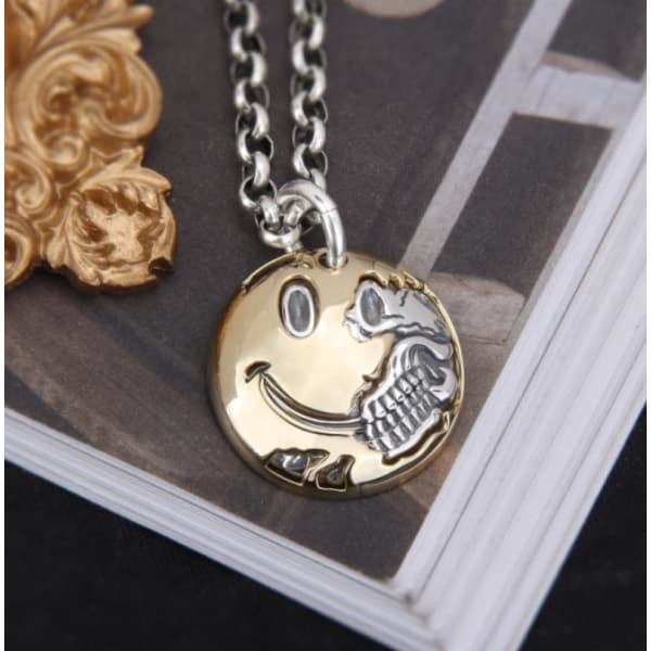 Smiley Skull Pendant