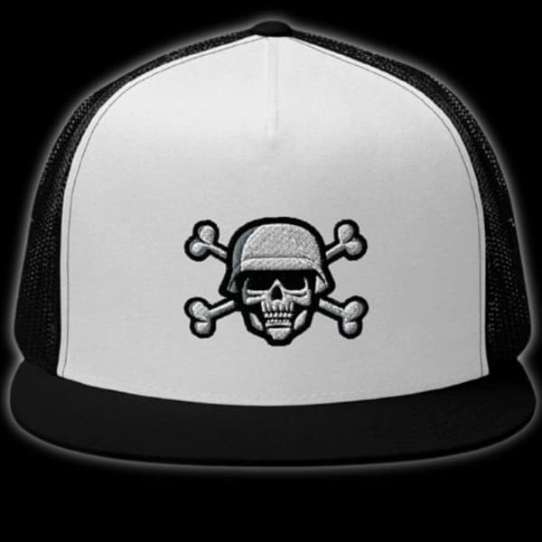 Soldier Skull Trucker Cap