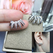 Sterling Silver Claw Earrings