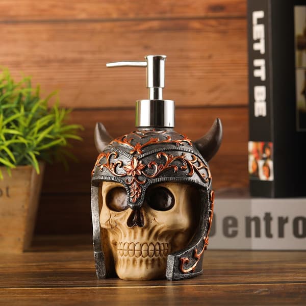 Viking Skull Soap Dispenser