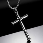 Vintage Cross Flame Gothic Chains