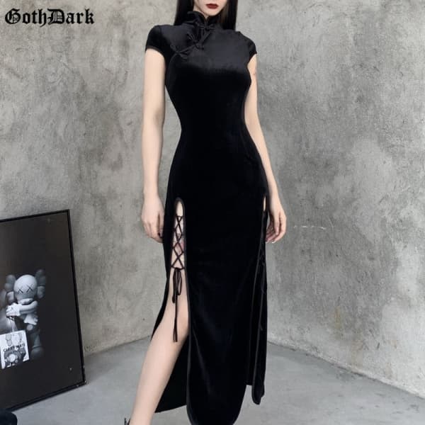 Vintage Gothic Dress - CrewSkull Vintage Gothic Dress - CrewSkull