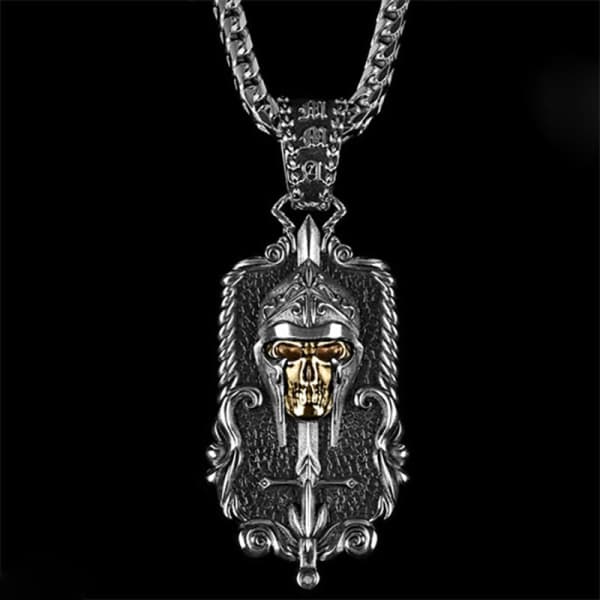 Warrior Skull Necklace
