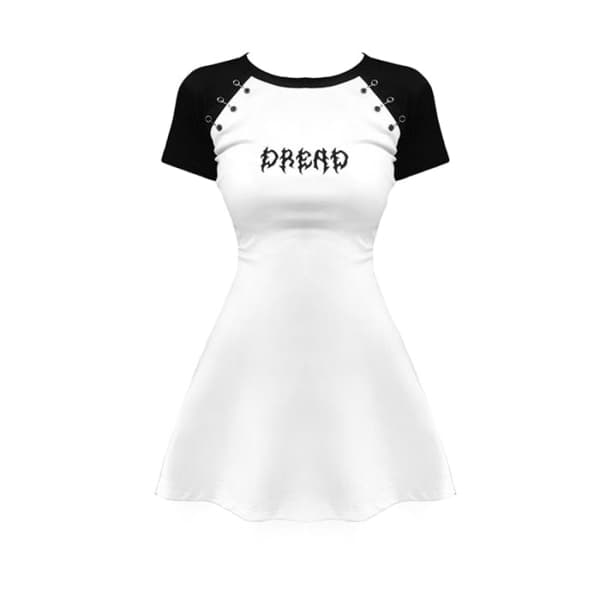 White Gothic Dress - CrewSkull White Gothic Dress - CrewSkull